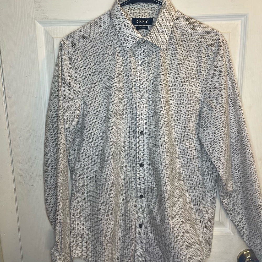 DKNY Men's Gray Shirt